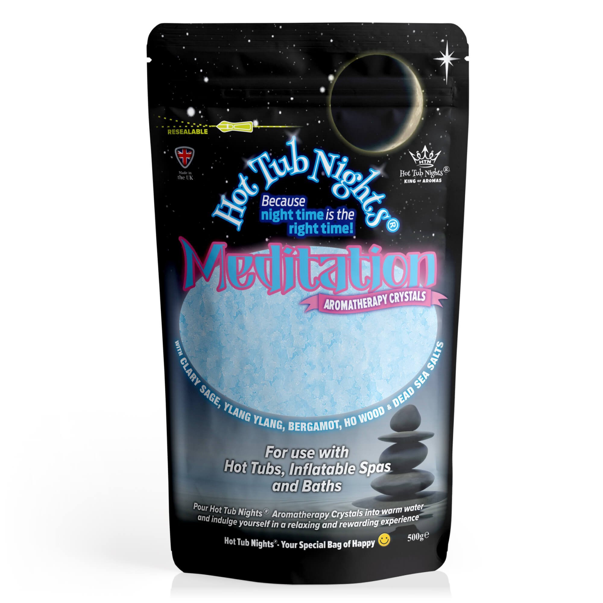 Hot Tub Nights (Meditation) Aromatherapy Crystals Vegan (500g)