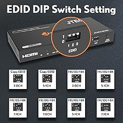 J-Tech Digital 8K HDMI Audio Extractor with eARC