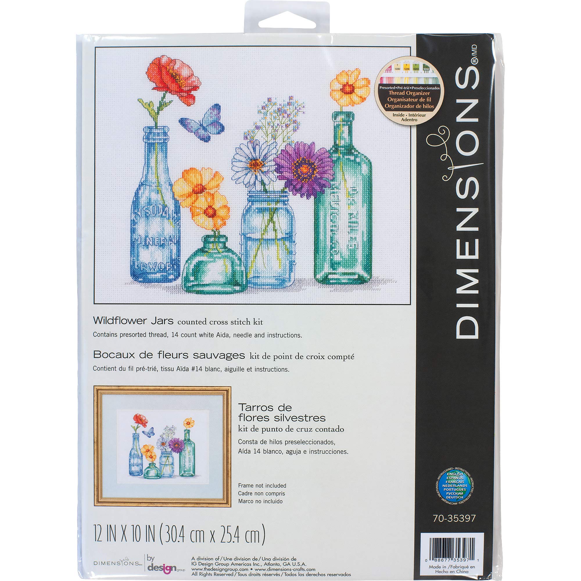 Dimensions Counted Cross Stitch Kit, Multicolor, S