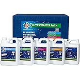 FOOP Nutes Veg & Bloom Starter Pack: Get Fat Roots, Thick Stalks, Tight Buds, Awesome Terpenes, and an Explosion of Trichomes | Certified Organic | Five 32oz Bottles