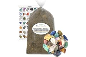Sluiceboy Prospecting - Gem Mining Rough Stone Mix | 8 POUNDS of Gemstone Paydirt | Guaranteed Gemstones | Mining Rock Dig Gem Dig