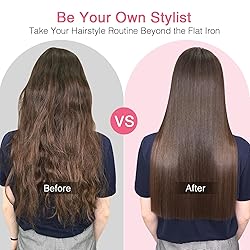 Enhanced Ceramic Hair Straightener Brush by