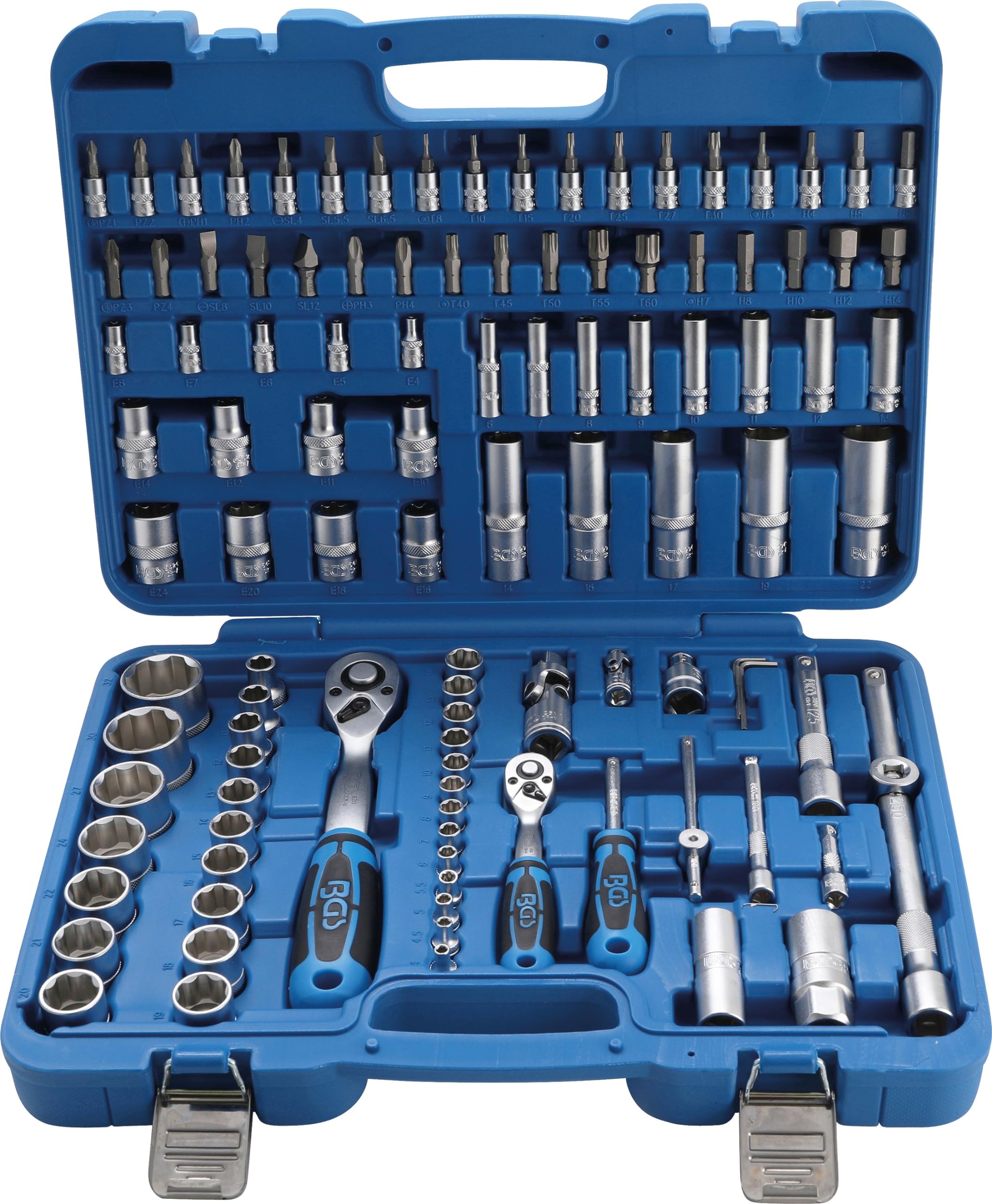 BGS 2298 | Socket Set | 6.3 mm (1/4") / 12.5 mm (1/2") Drive | 108 pcs.