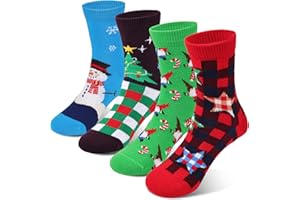 COTTON DAY Kids Boys Crew Dress Socks Bright Colorful Pattern Graphic Print