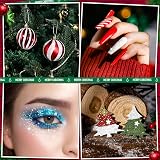 LEOBRO White Glitter 150G 5.29OZ Sparkle Glitter for Resin Crafts Christmas view 7