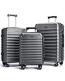 LIGHT FLIGHT Luggage Sets, 3 Piece Durable Suitcase