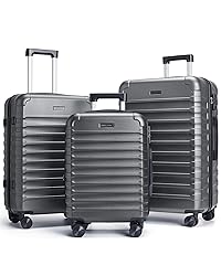 LIGHT FLIGHT Luggage Sets, 3 Piece Durable Suitcase