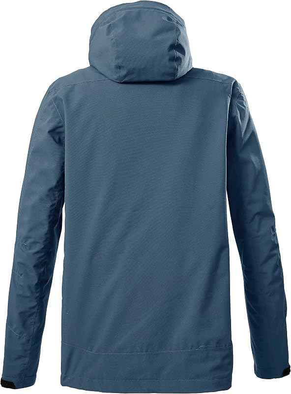 Hombre Chaqueta funcional/chaqueta de exterior con capucha desmontable KOS 87 MN JCKT_XENIOS, steel-blue, S, 39147-000