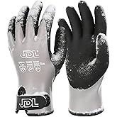 JDL Faux Mohair 100% Waterproof Winter Work Gloves for Men and Women – Extra Warm, Thermal Insulated Freezer Gloves