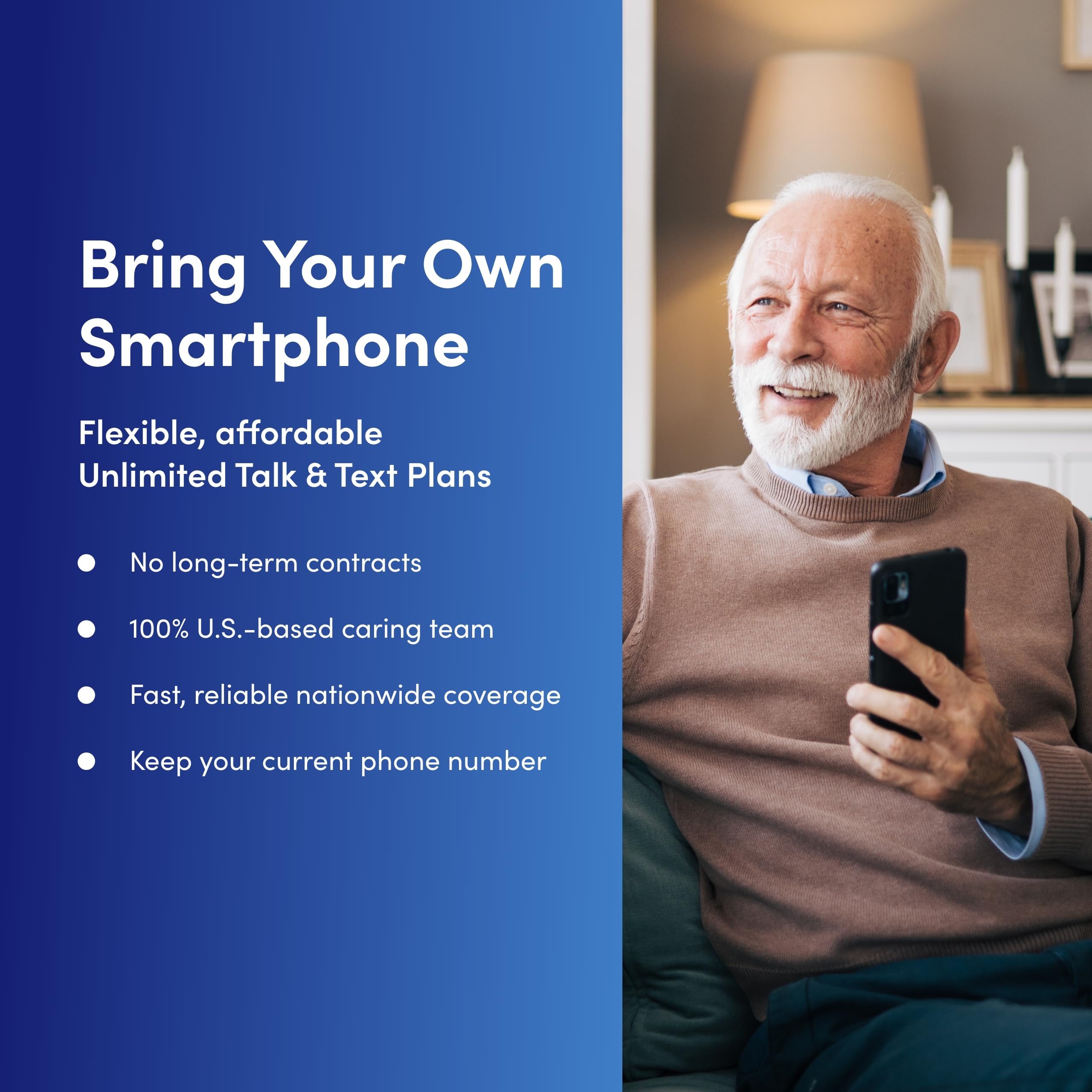 Lively SIM Card Kit - Unlimited Talk & Text with Access Exclusive Services - Keep Your Own Phone Number - with Urgent Response - Easily Sync Lively Link App - Starter Kit