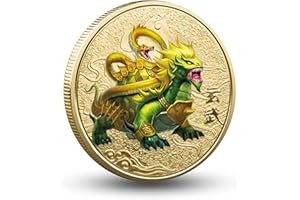 Gimilang Chinese Ancient Mythical Creatures Lucky Coin Lottery Ticket Scratcher Tool (Black Tortoise)