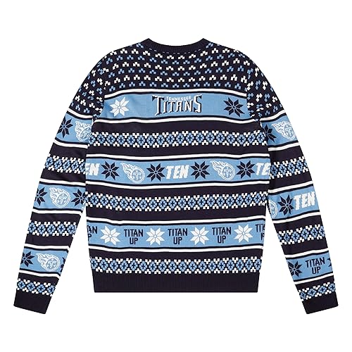 FOCO Standard NFL Big Logo Ugly Sweater, Team Color