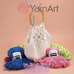 YarnArt Macrame Braided Soft Cord, 55% Cotton
