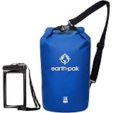 Earth Pak -Waterproof Dry Bag - Roll Top Dry Compression Sack Keeps Gear Dry for Kayaking, Beach, Rafting, Boating, Hiking, C