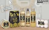BRUBAKER Vanilla Golden Paradise 13pc Bath Gift Set Truc Crate Vanilla Roses view 5
