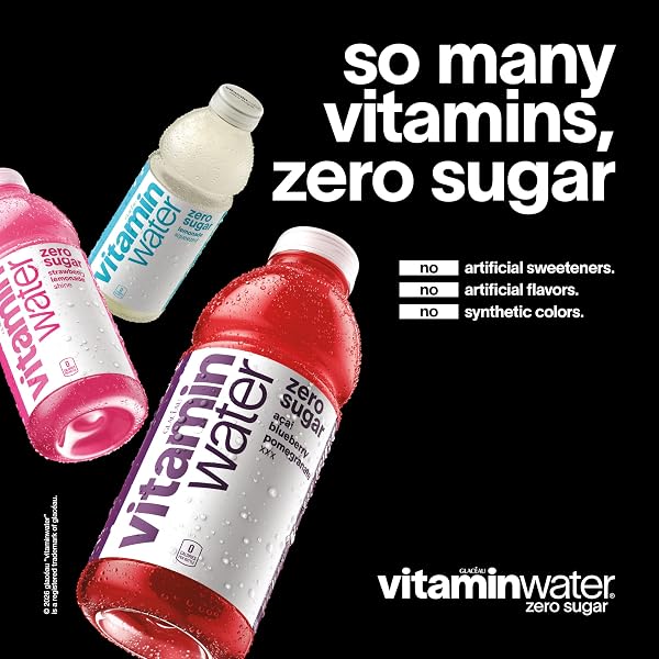 VITAMINWATER ZERO SUGAR PINEAPPLE PASSIONFRUIT RE-HYDRATE NUTRIENT ENHANCED WATER BEV. 20 OZ. 12 PACK