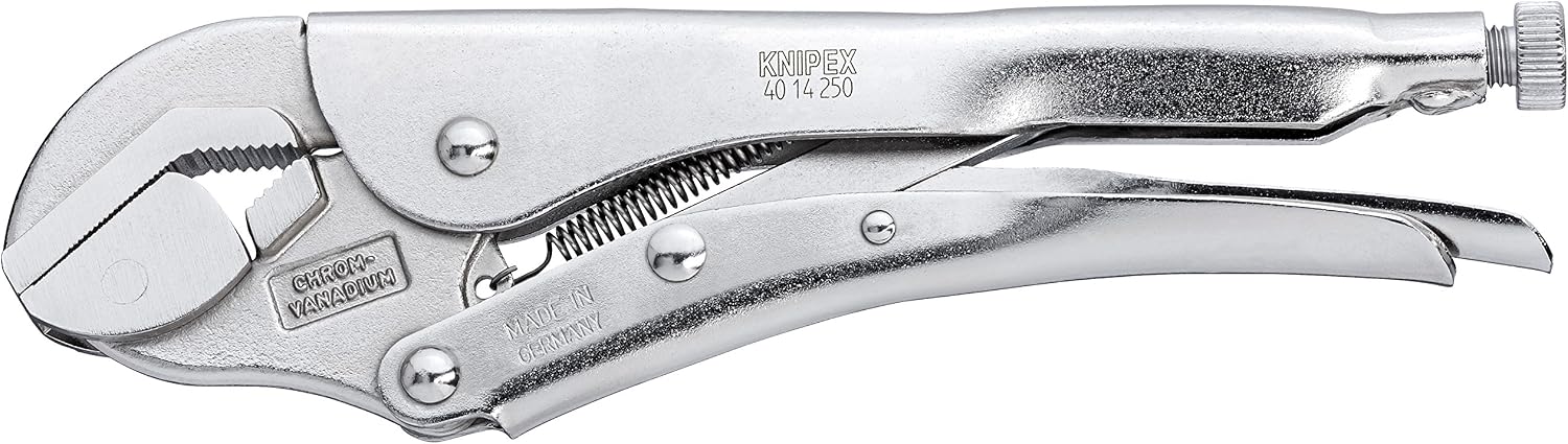 KNIPEX Universal Grip Pliers Galvanized 250 mm, 40 14 250, Silver Color, Size
