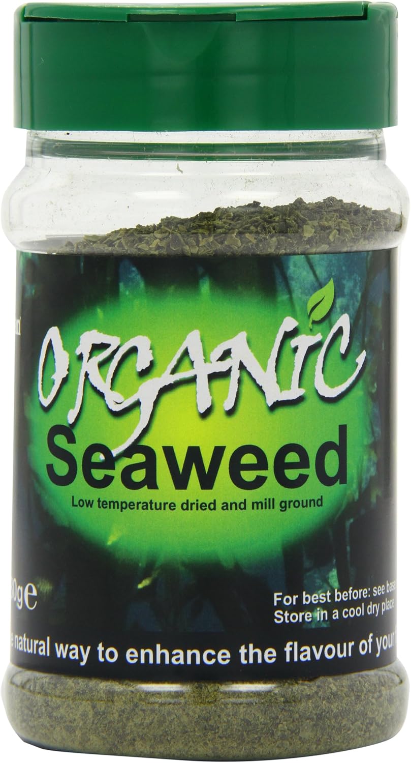 The Atlantic Kelp Company Organic Dried and Mill Ground Seaweed 180 g (Pack of 2) Amazon.co.uk
