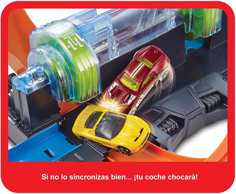 Corkscrew Crash Set de pista y coche