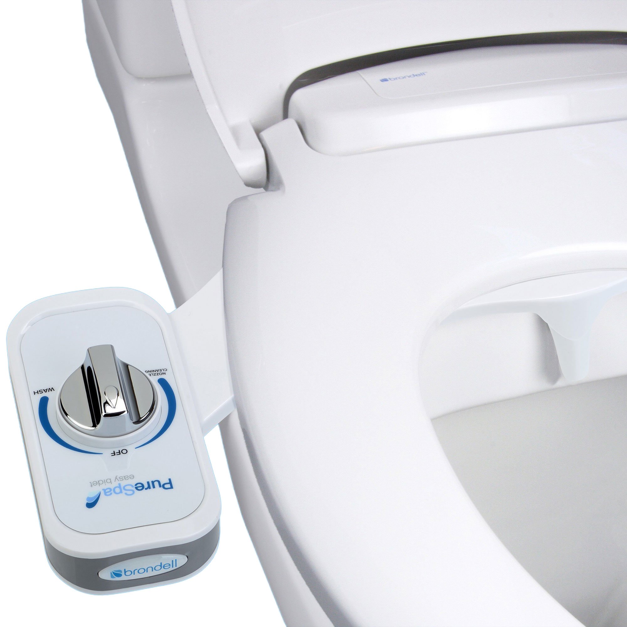 Brondell PureSpa Easy Bidet NonElectric Bidet Attachment with Self