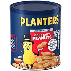 PLANTERS Dry Roasted Peanuts, Plant-Based