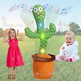 JULI Talking Cactus Toy Singing Dancing Repeats Voice Recording 120 Songs Plush view 7