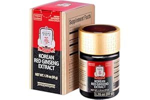 JUNG KWAN JANG US Korean Red Ginseng Extract Paste (HongSam Jung) - Panax Ginseng Adaptogen Supplements - Energy Boost & Immune Support, Caffeine Free & Gluten Free (50g, 1.76 oz)