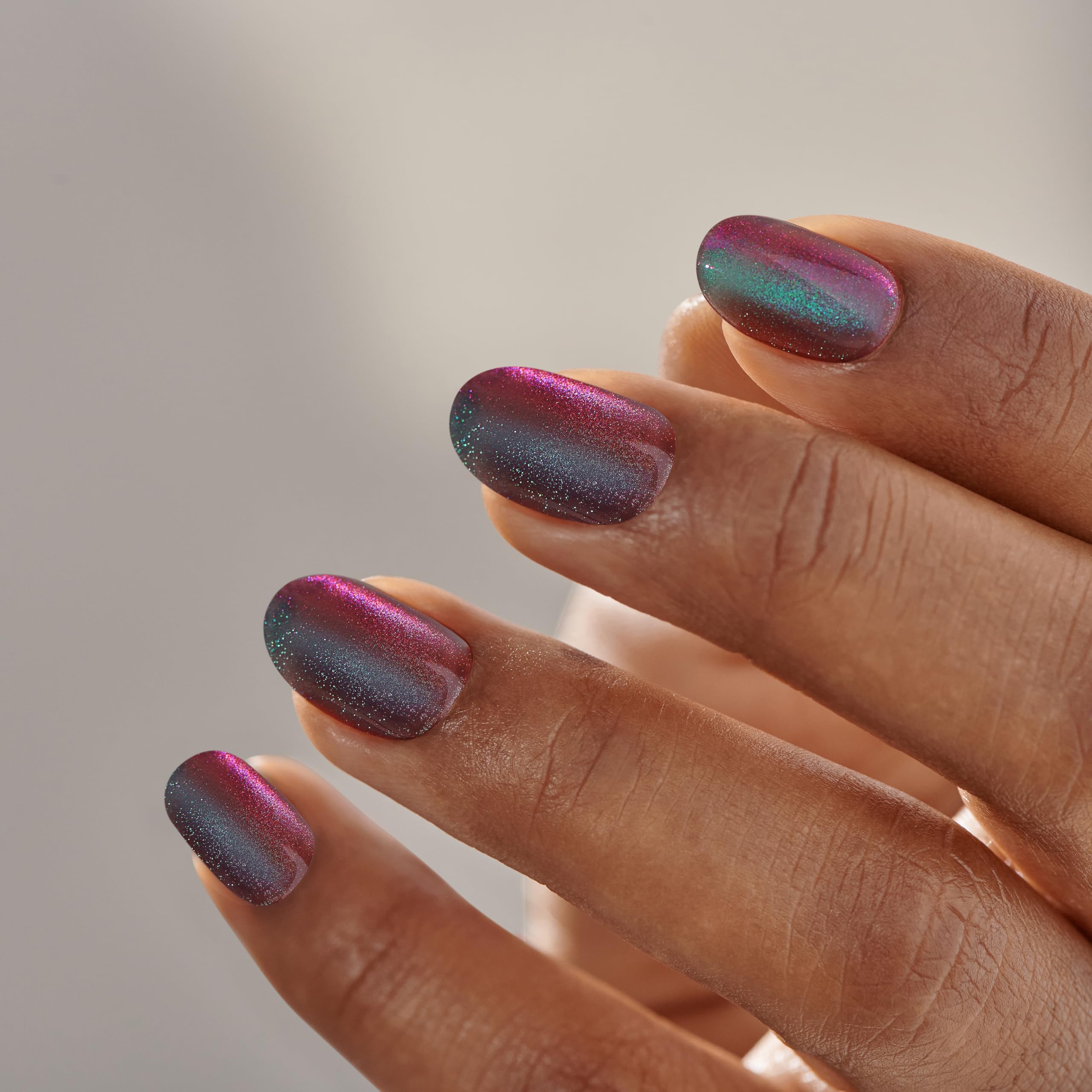 KISS colorFX by imPRESS Press On Nails, 'Before Hours', Black, Short Size, Oval Shape, Includes 30 Fake Nails, Prep Pad, Instructions Sheet, 1 Manicure Stick, 1 Mini File - Image 6