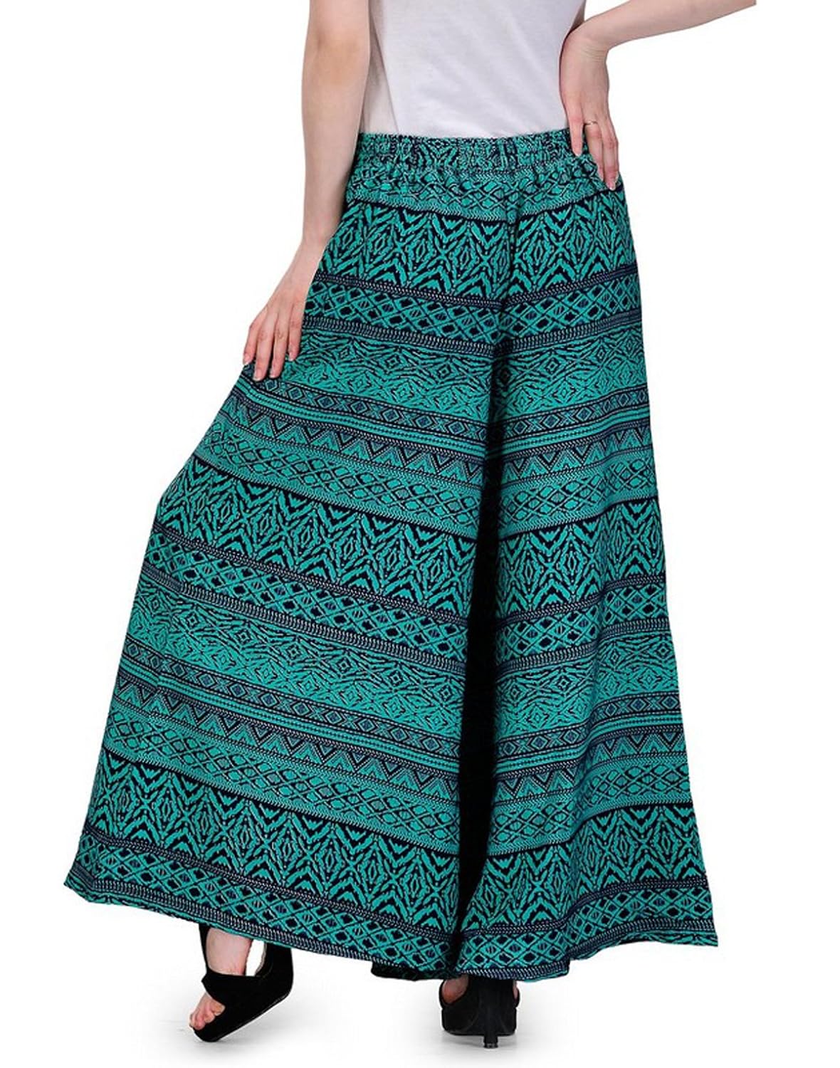 stop look regular fit wome'n multicolor palazzo