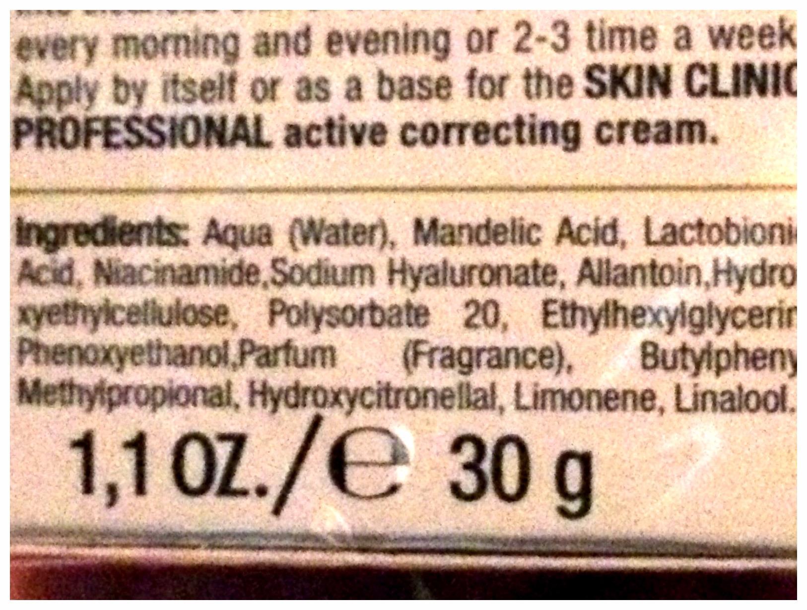 BEST exfoliating serum with a high amount of niacinamide