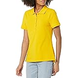 Amazon Essentials Women's Short-Sleeve Polo Shirt (Available in Plus Size)