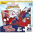 Spin Master Games, Marvel Spidey and His Amazing Friends Puzzles, Squishy Foam Puzzle, 25 Pieces, Spiderman Toys, for Ages 4 