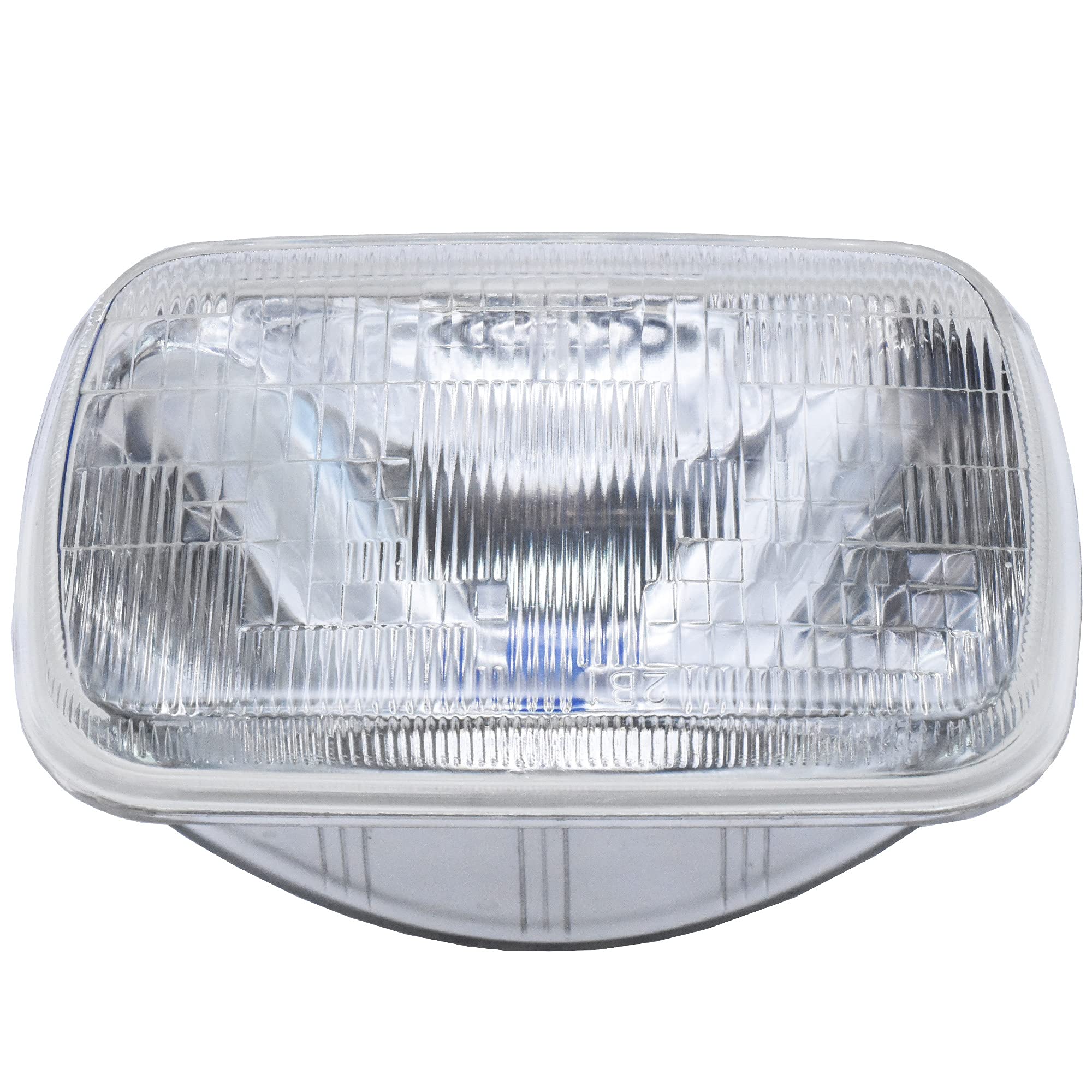 View 1 of (new) fokes H6054Super vision Halogen Sealed Beam Headlight Low & High Beams Headligh?7“square,200mm, #H6054