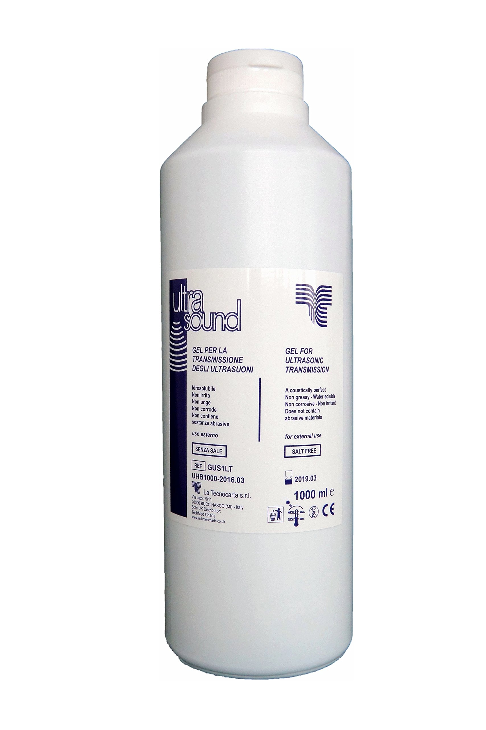 GUS1LT Ultrasound Gel 1lt flask