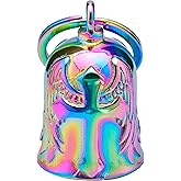 Motorcycle for Bells - Motorcycle Angel Bell for Men Women,Bell Biker Accessory,Guard Riding Safety (Cross Black)