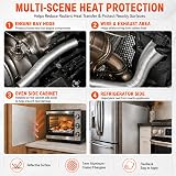 FLASLD Thermal Block Heat Shield Reflective Aluminum 40x80 Inch view 2