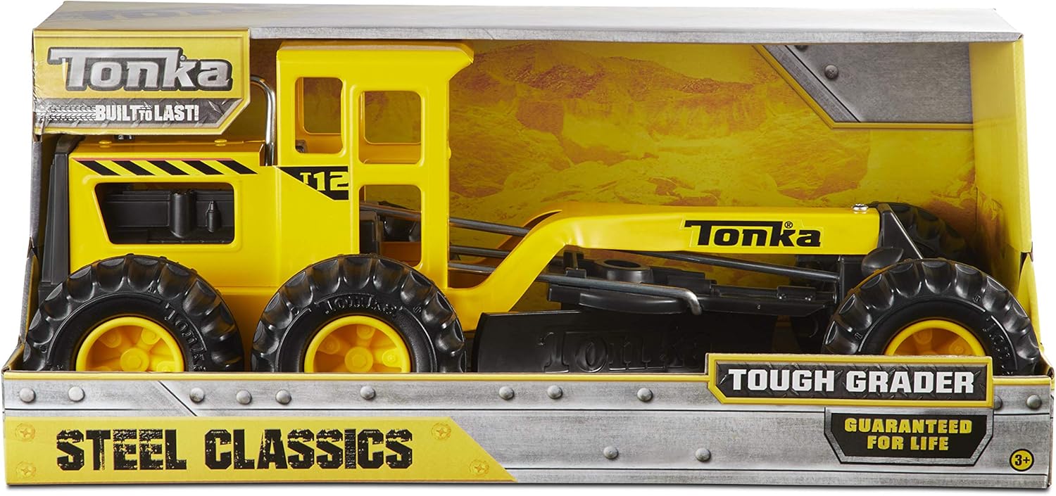 tonka road grader toy