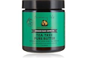 Sunny Isle Jamaican Black Castor Oil Pure Butter infused with Tea Tree Oil 4oz