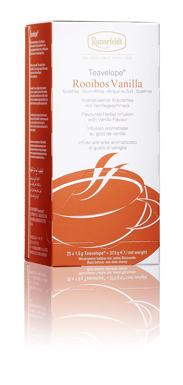 Ronnefeldt Teavelope Rooibos Vanilla Flavoured Herbal Tea 25 X