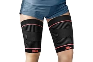 ITHW Thigh Compression Sleeve Thigh Brace(1Pair)-Hamstring Compression Sleeve-Sciatica,Groin,Quad,Thigh Pain Relief & Recovery(XX-Large)