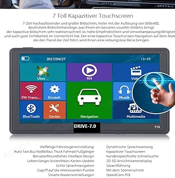 Navegador GPS de 7 pulgadas, sistema de navegación y tablet ...