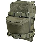 Tactical Hydration Backpack for 2L Hydration Bladder, Lightweight Hydration Backpack MOLLE Water Carrier for 2L Hydration Bladder Reservoir Pack for Hiking Biking Running Climbing