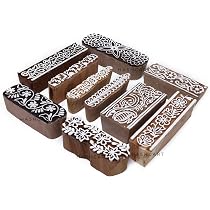 Amazon.com: Hashcart | Set of 10 | Multi Design Printing Blocks ...