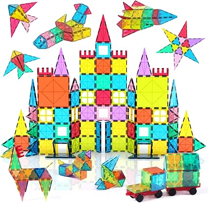 Jasonwell 108pcs Magnetic Blocks Kids 