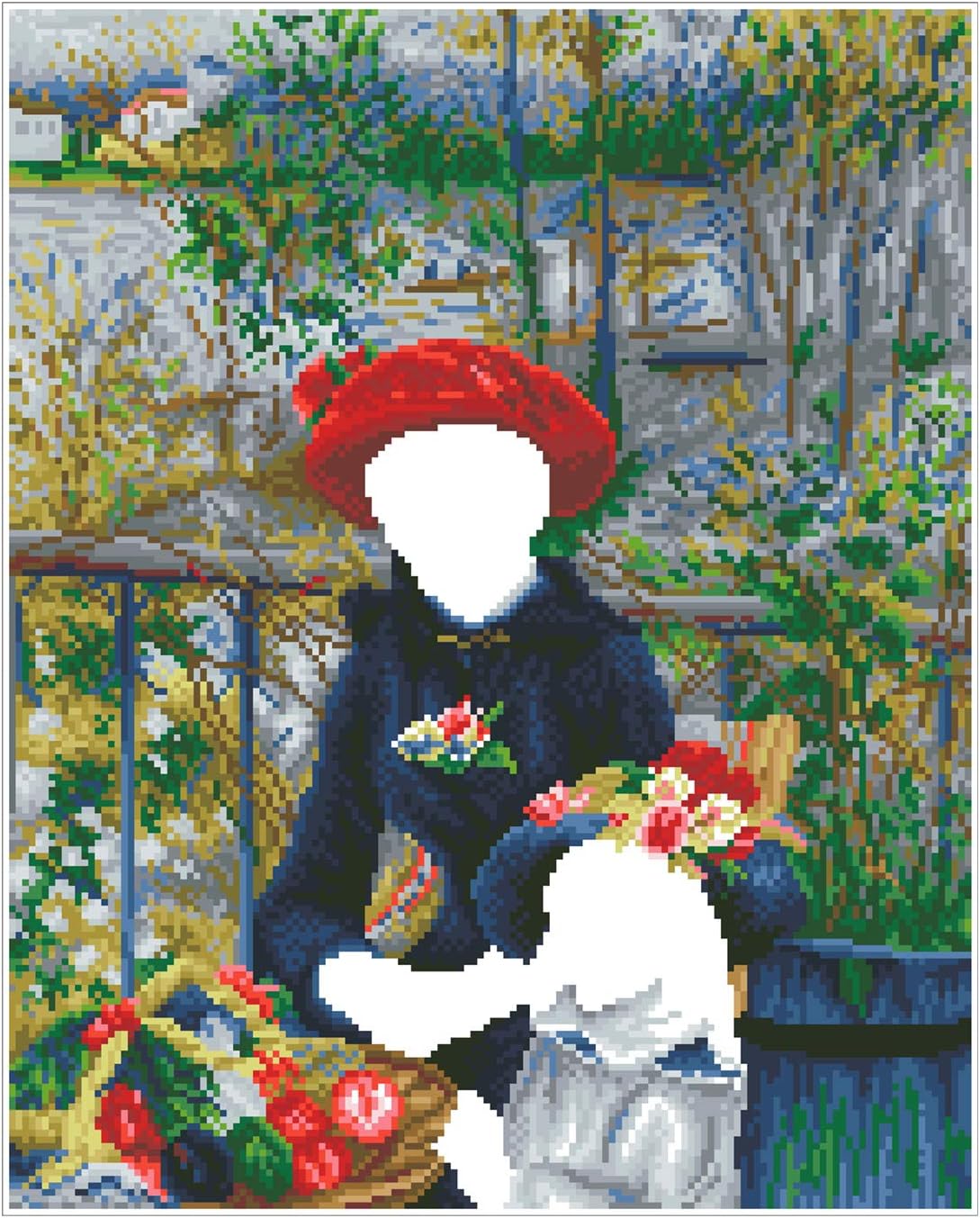 DIAMOND DOTZ DD10 Intermediate Kit, Canvas, Two Sisters On The Terrace (Après Renoir), 42 x 52 cm - Image 3