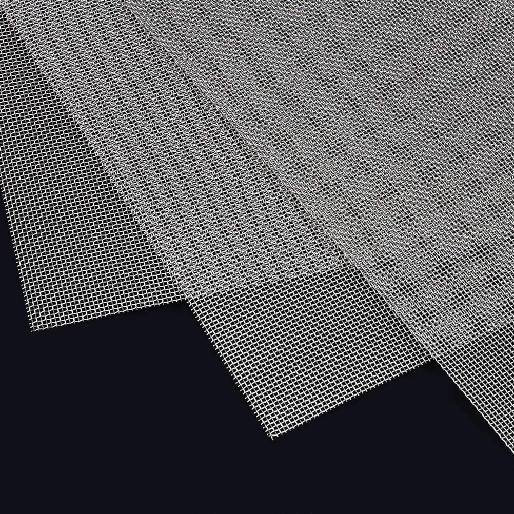 3 PCS Stainless Steel Wire Mesh Screen - About 12 x 8inch - 1mm Hole 20 Mesh Easy to Cut - Air Vent Mesh, Hard and Heat Resisting Screen Mesh, Window Screen Mesh: Industrial & Scientific