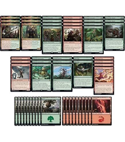 Amazon.com: Elite Gruul Landfall Deck - Red Green - Very Powerful