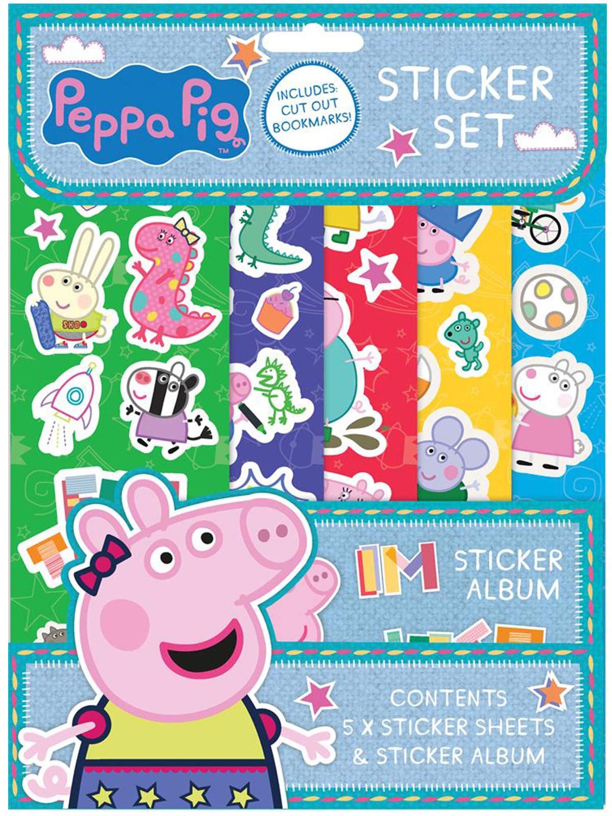Peppa Pig PESST3 Sticker Set, Multi