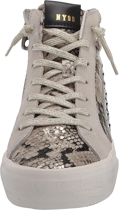 steve madden qualify gold snake embossed high top sneaker