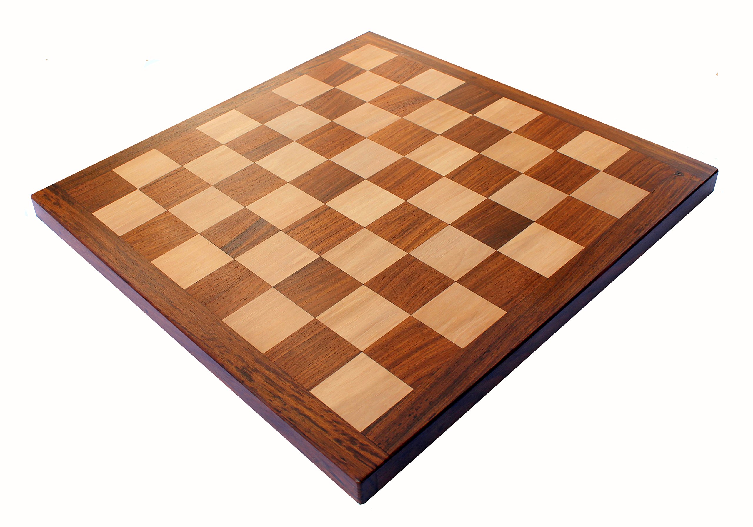 StonKraft 16" X 16" Collectible Wooden Chess Game Board Without Pieces - Appropriate Wooden & Brass Chess Pieces Chessmen available separately by StonKraft Brand